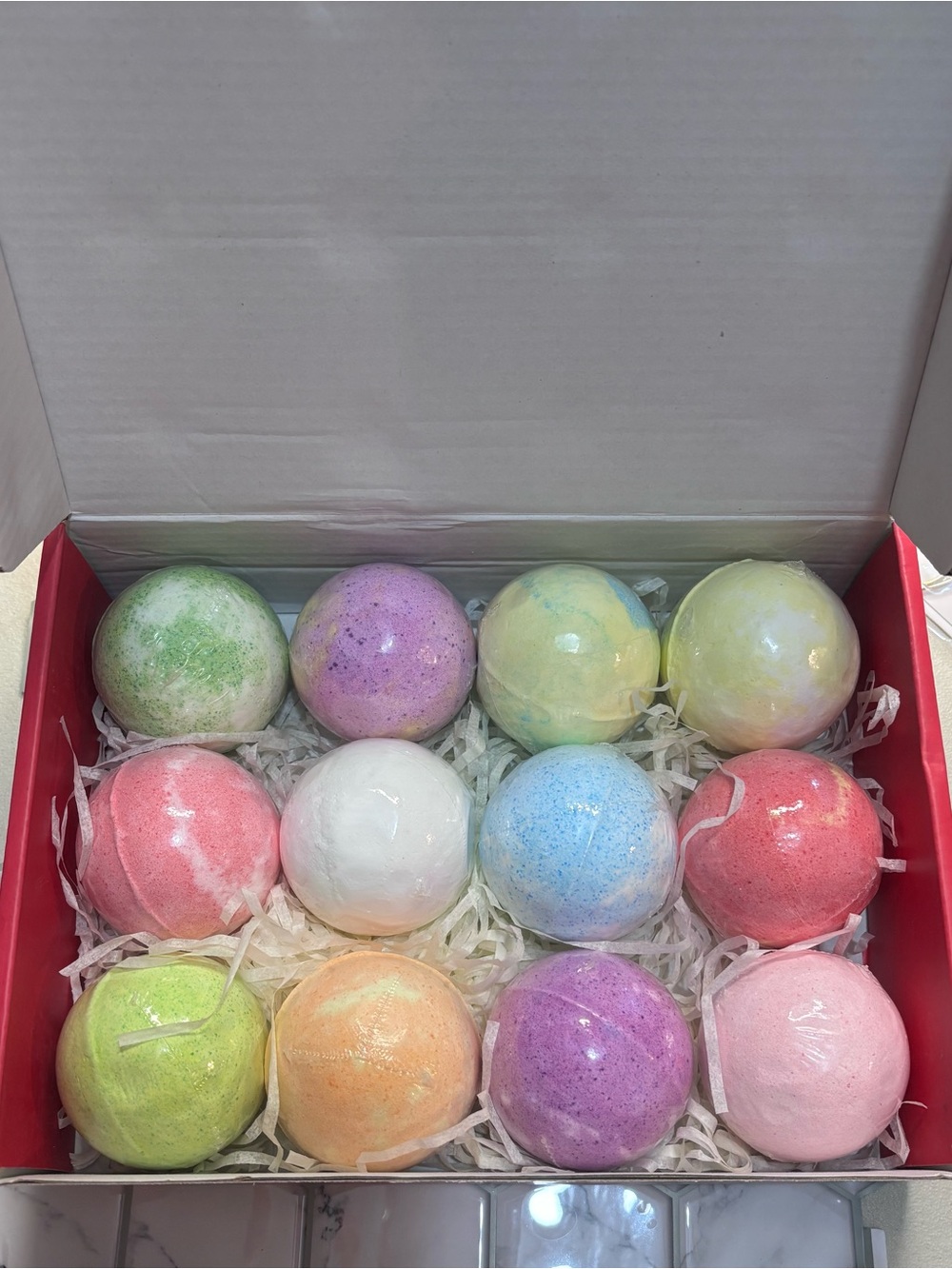 Assorted Color Bath Bomb Gift Set – 12-Pack